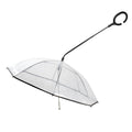 Transparent Pet Umbrella Dog C-shaped Umbrella Adjustable Rainy Day Dog Walking Leash
