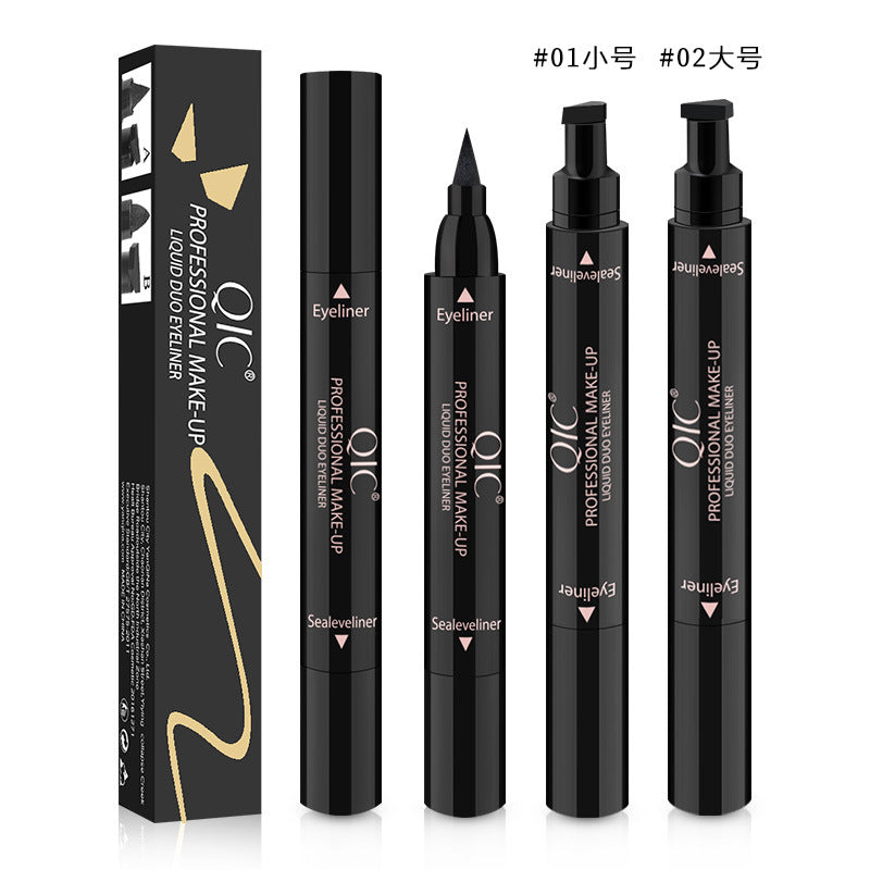 Double-headed liquid eyeliner pen