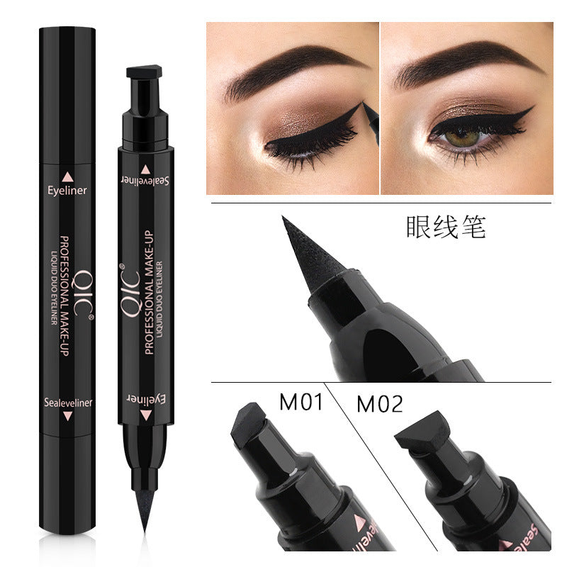 Double-headed liquid eyeliner pen