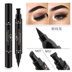 Double-headed liquid eyeliner pen