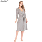 2026 Autumn/Winter New Style Women's Nightgown, Three-Point Pajamas, Sexy Bathrobe Wholesale