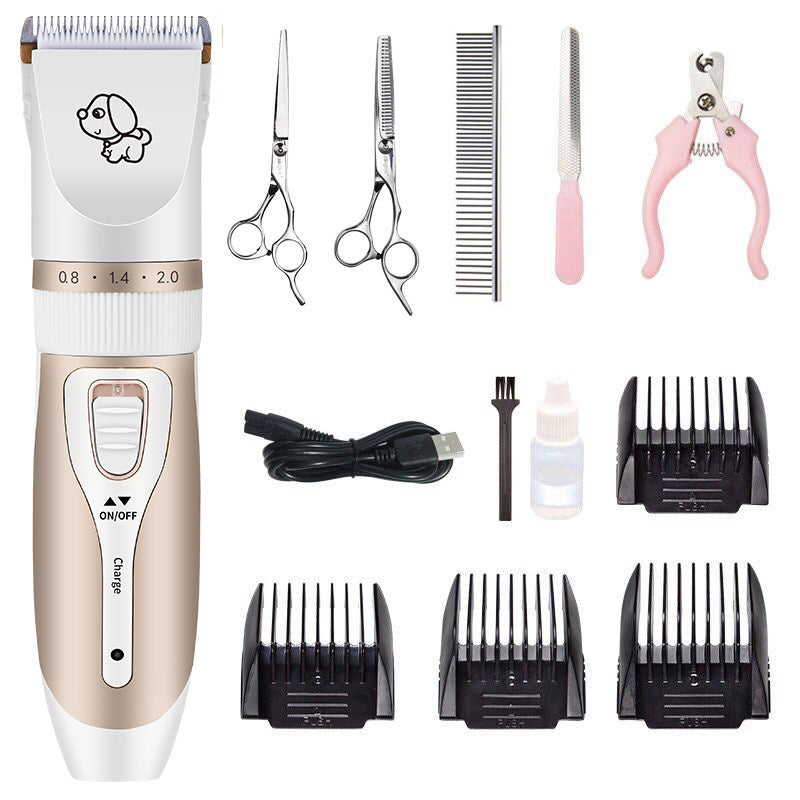 Rechargeable dog hair shaver
