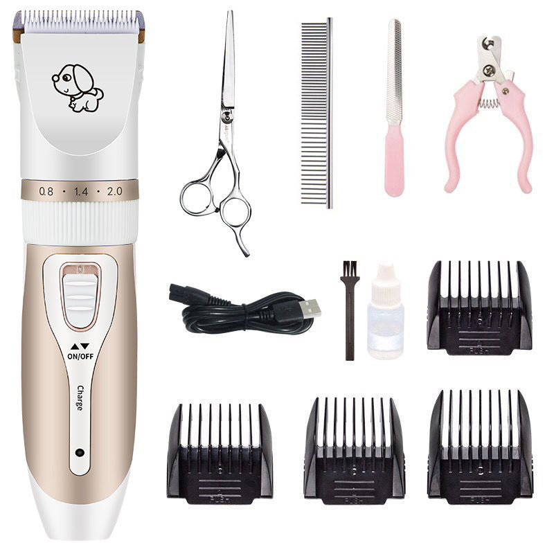 Rechargeable dog hair shaver
