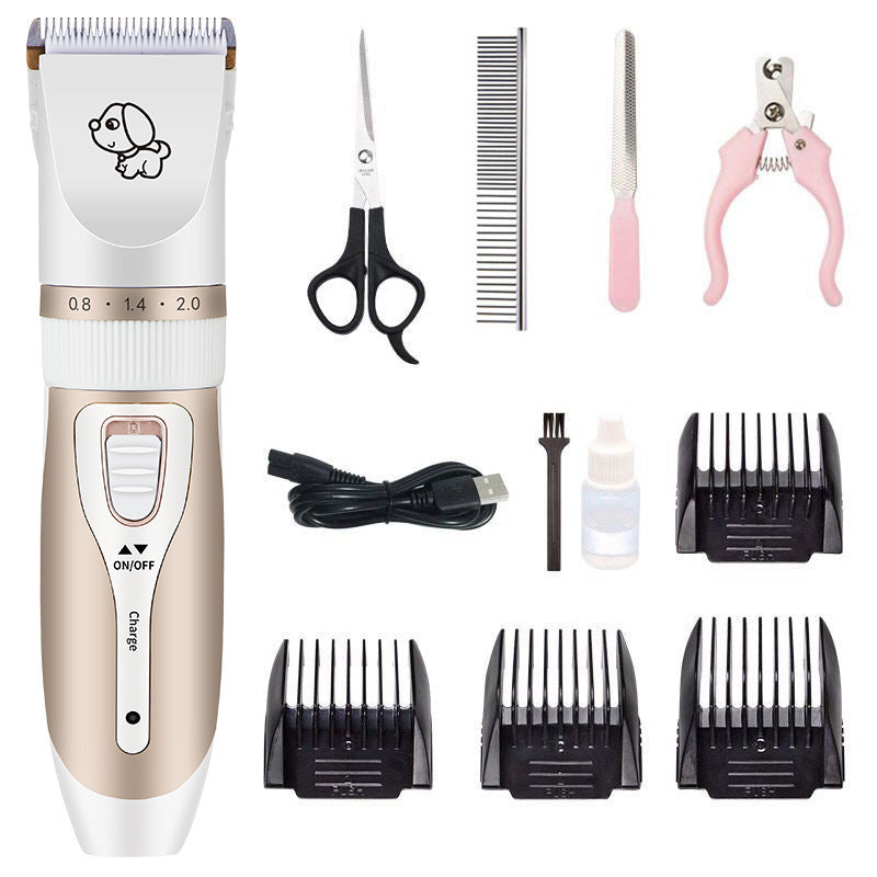 Rechargeable dog hair shaver