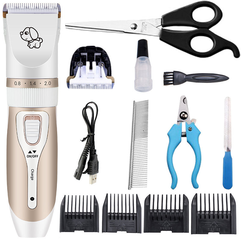 Rechargeable dog hair shaver