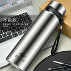Stainless Steel Business Thermos Cup with Strap