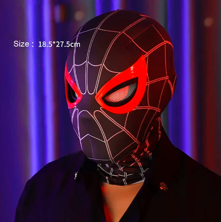 Halloween Blinking Spiderman Mask