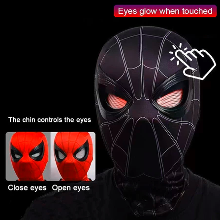 Halloween Blinking Spiderman Mask