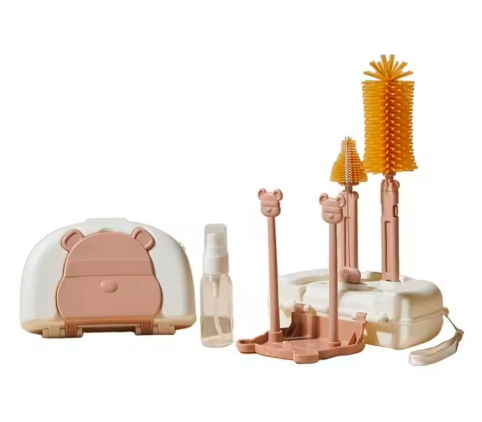 Travel Bottle Brush Kit