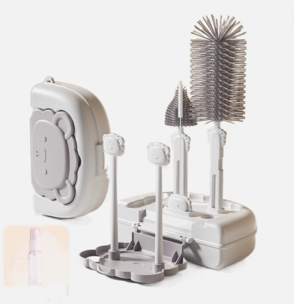 Travel Bottle Brush Kit