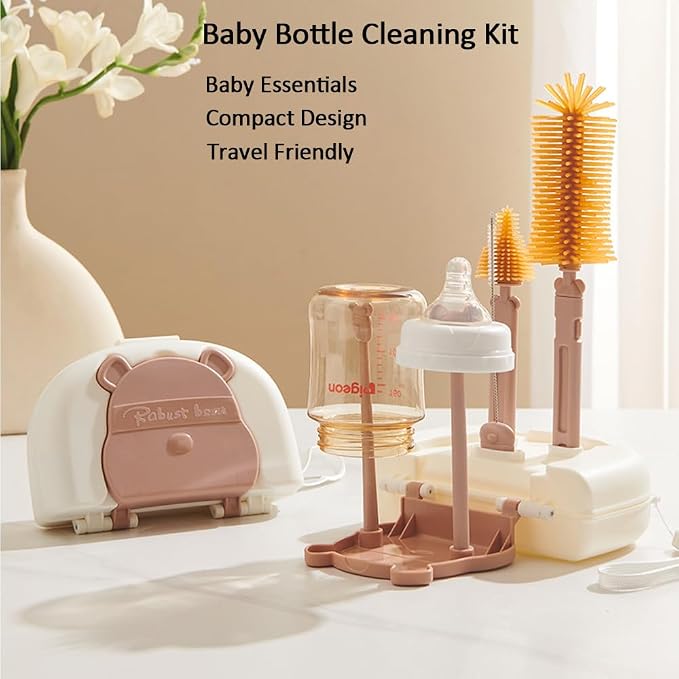 Travel Bottle Brush Kit
