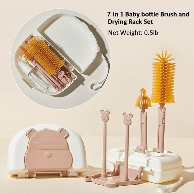 Travel Bottle Brush Kit