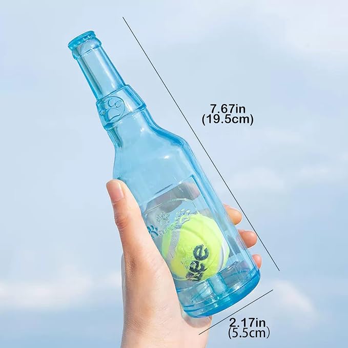 Interactive Dog Tennis Ball Bottle