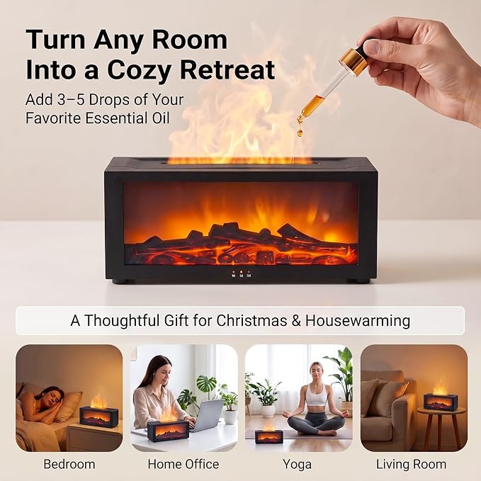 Flame Fireplace Humidifier