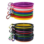 Portable dog food bowls for out-going