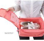 Travel waterproof multi-function storage shoe bag