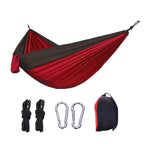 Double nylon hammock outdoor camping ultra light portable nylon spinning parachute cloth