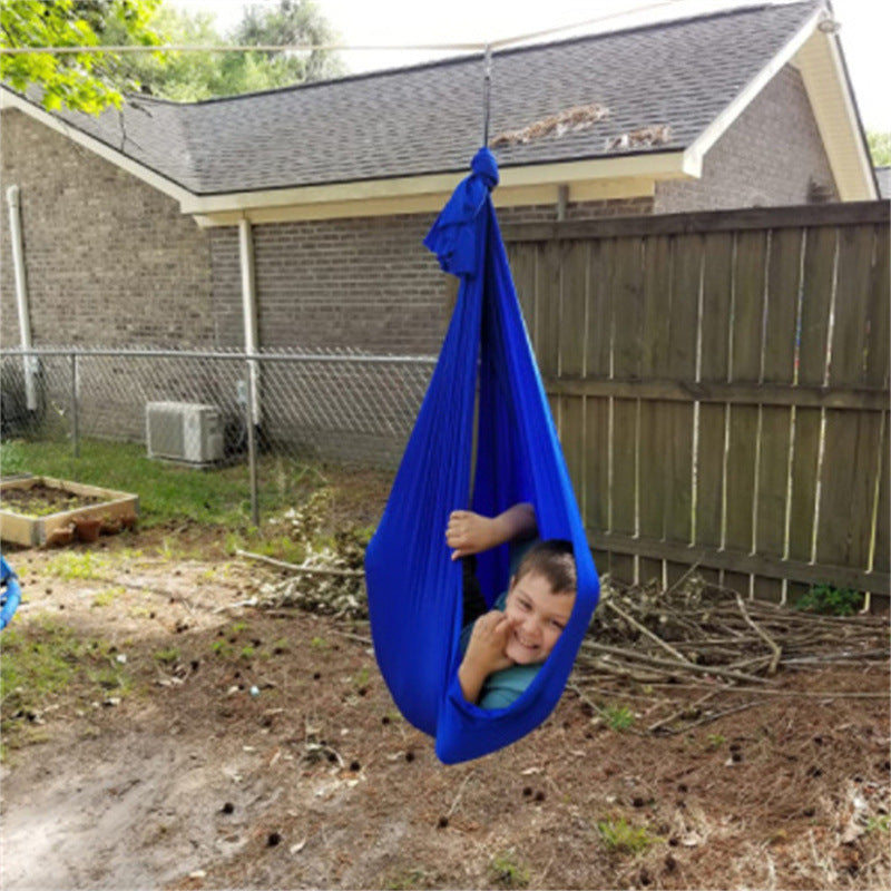 Children's elastic hammock hanging chair indoor and outdoor swing yoga
