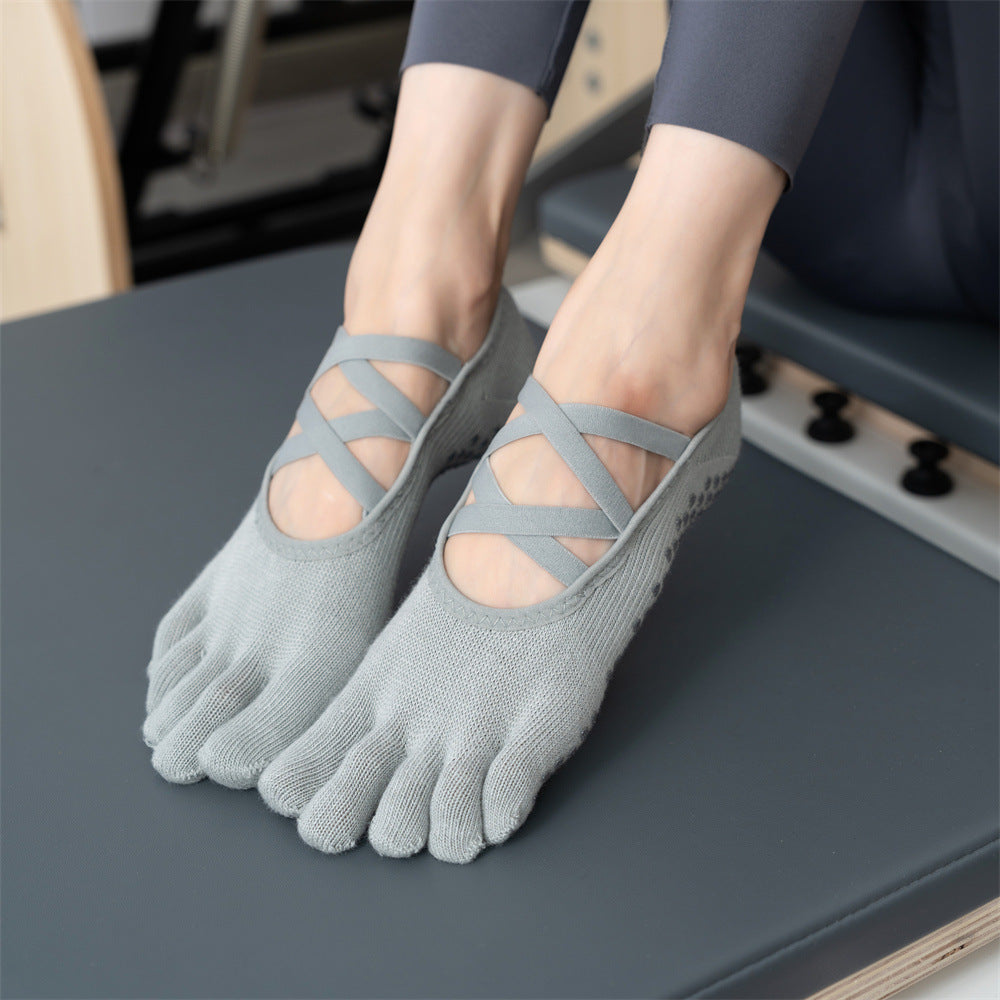 New cross strap yoga non-slip socks