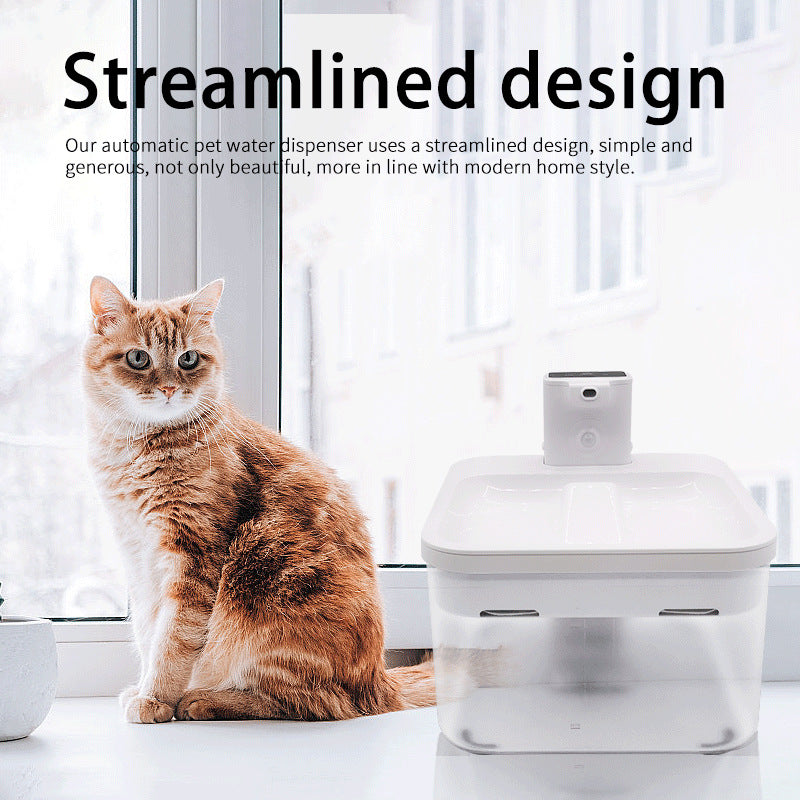 Smart Wireless 2.5L Water Dispenser for Pets