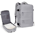Large capacity travel bag double zipper leisure backpack