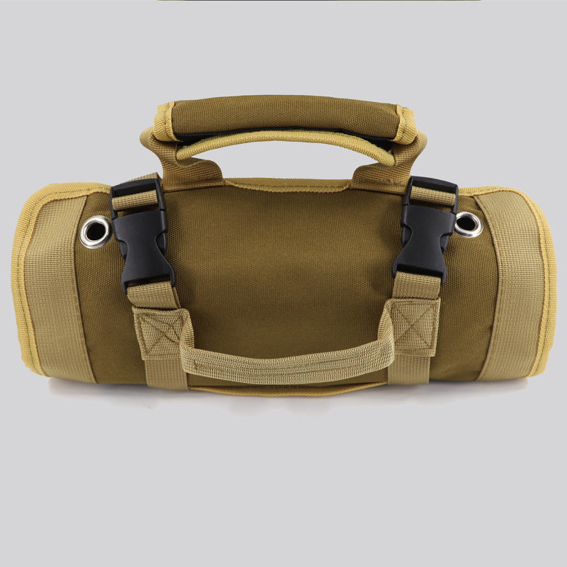 Roll-type hardware tool bag, garden-type electrician and woodworking storage bag, multi-functional car hanging storage bag in stock