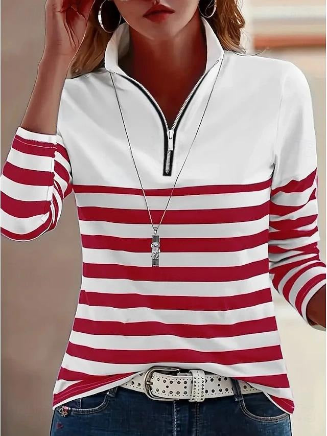 2026 Autumn/Winter Half-Zip Hoodie Women's Top