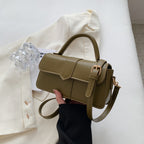 High-end niche design bag for women autumn and winter new single shoulder crossbody bag retro versatile portable small square bag