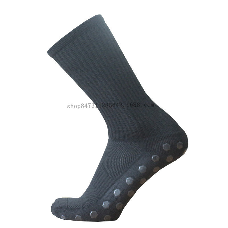 Solid color non-slip socks