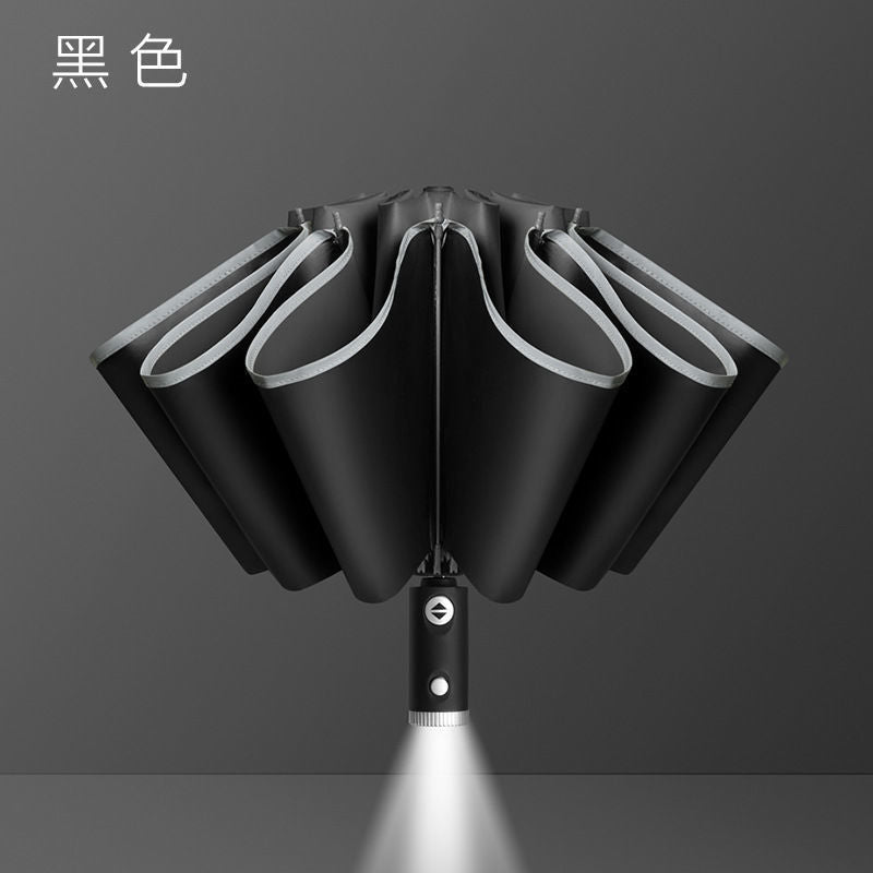 Fully automatic folding umbrella, large size men's and women's sunshade advertising umbrella, Rolls-Royce Douyin popular luxury car VIP umbrella