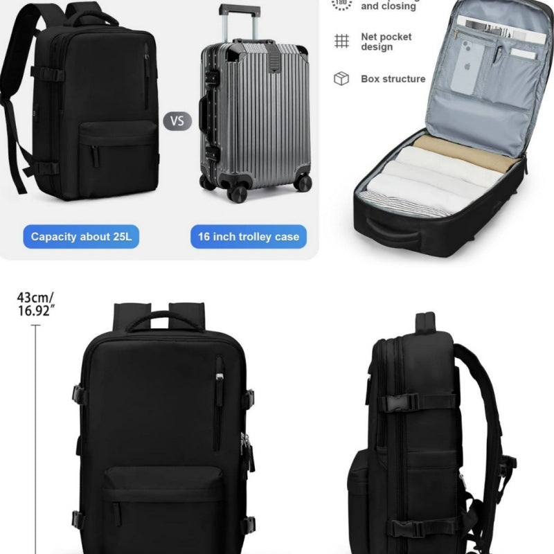 New USB rechargeable large capacity portable travel backpack multifunctional leisure backpack