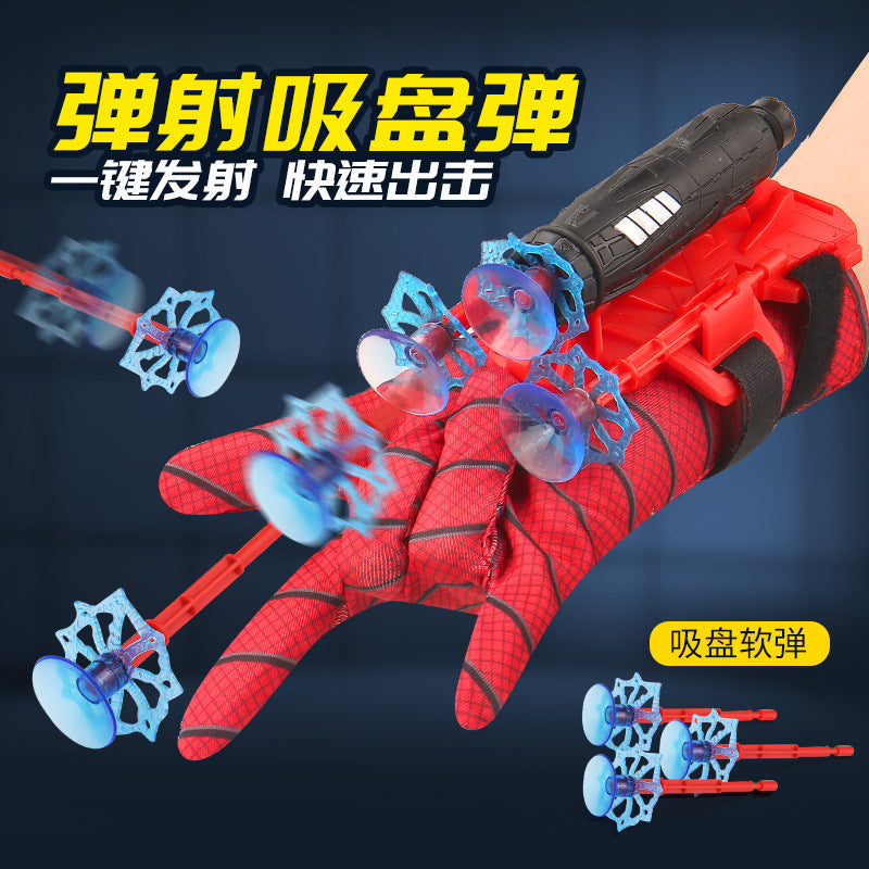 Spider Launcher with Spider Ribbon Gloves that Fires Soft Bullets