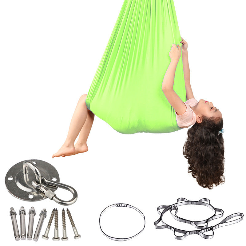 Indoor children's elastic sensory hammock outdoor swing chair garden hanging basket with accessories