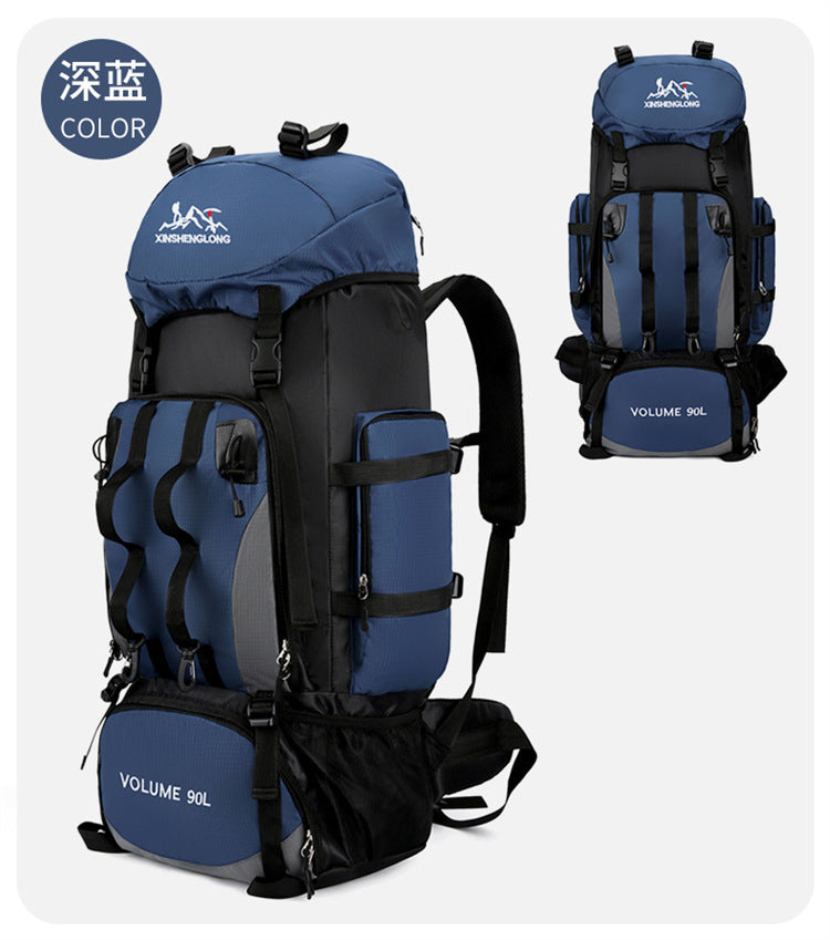 90L Large Capacity Outdoor Hiking Backpack