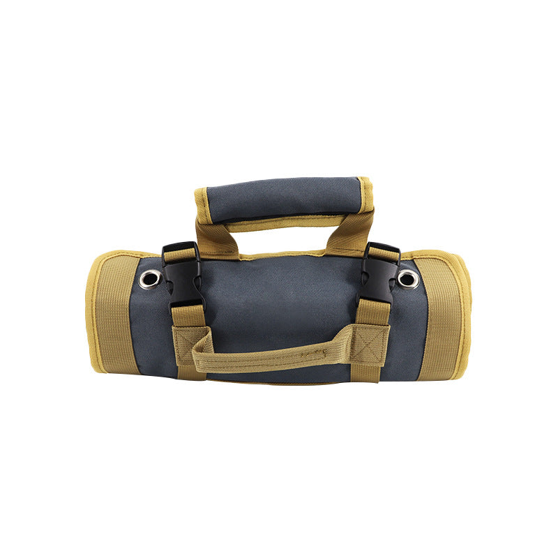 Roll-type hardware tool bag, garden-type electrician and woodworking storage bag, multi-functional car hanging storage bag in stock