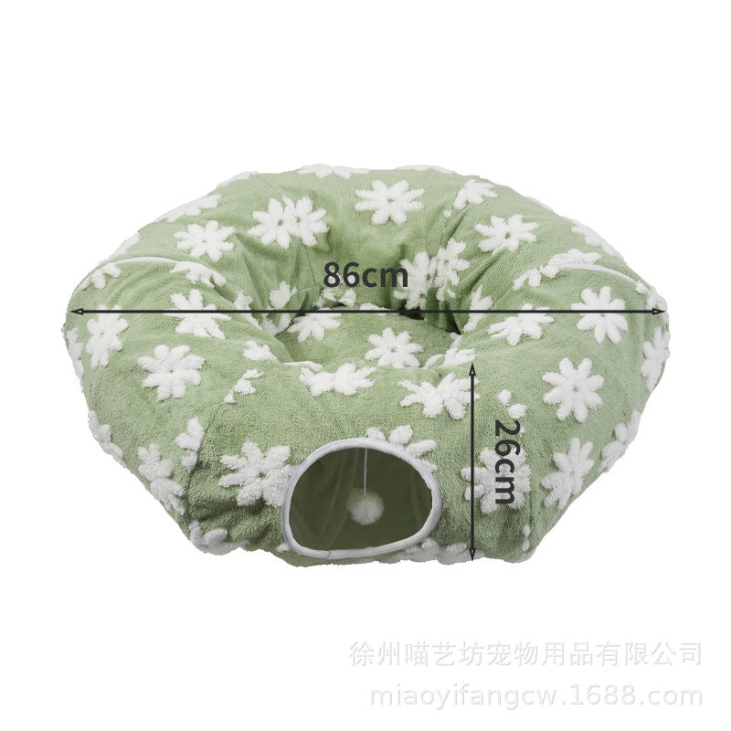 Cat  Donut Tunnel Bed