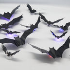 Cross-border 3D Halloween LED Night Light Bat Spider Festival Party Garage Decoration
