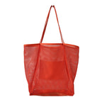 Large capacity women's beach bag, hollow mesh beach bag, outdoor travel storage bag, tote bag