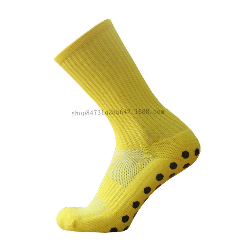 Solid color non-slip socks