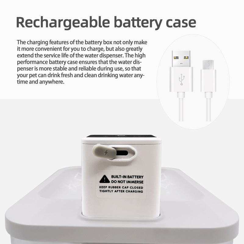 Smart Wireless 2.5L Water Dispenser for Pets