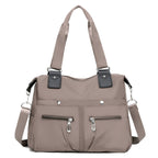 Lightweight casual tote bag, large-capacity commuter shoulder canvas bag, fashionable Oxford cloth large bag, nylon handbag