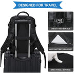 Large capacity travel bag double zipper leisure backpack