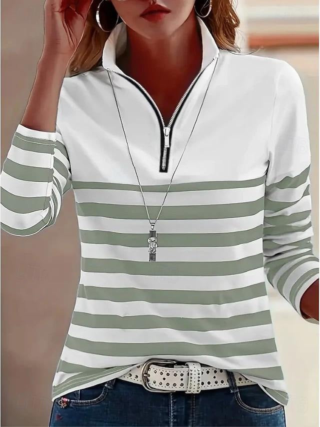 2026 Autumn/Winter Half-Zip Hoodie Women's Top