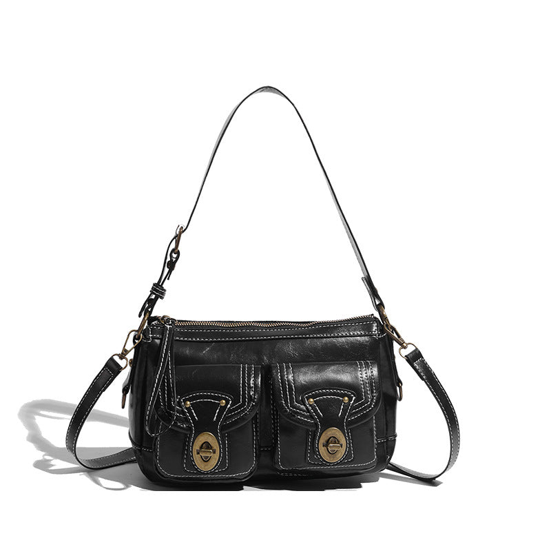2026 New Style Shoulder Bag, Niche Retro Shoulder Bag, High-Quality, Stylish, Versatile Crossbody Bag