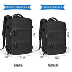 Large capacity travel bag double zipper leisure backpack