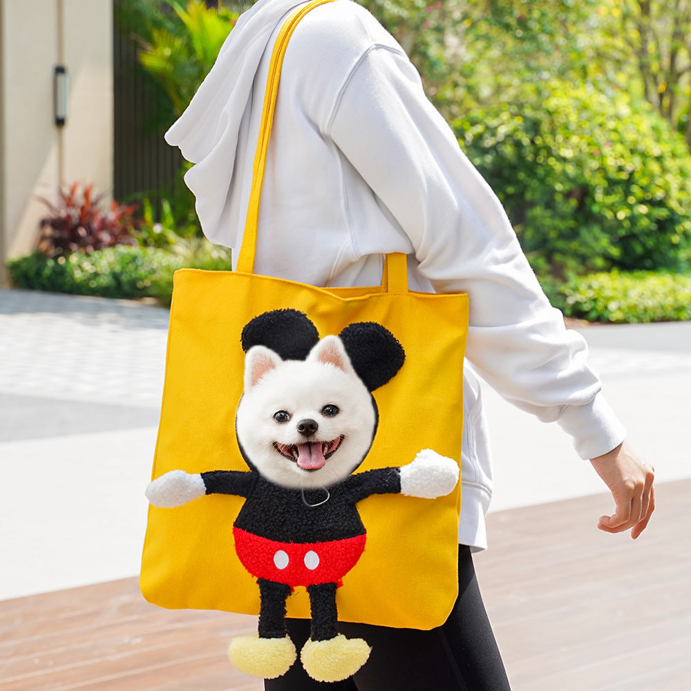 Portable travel bag for pets.
