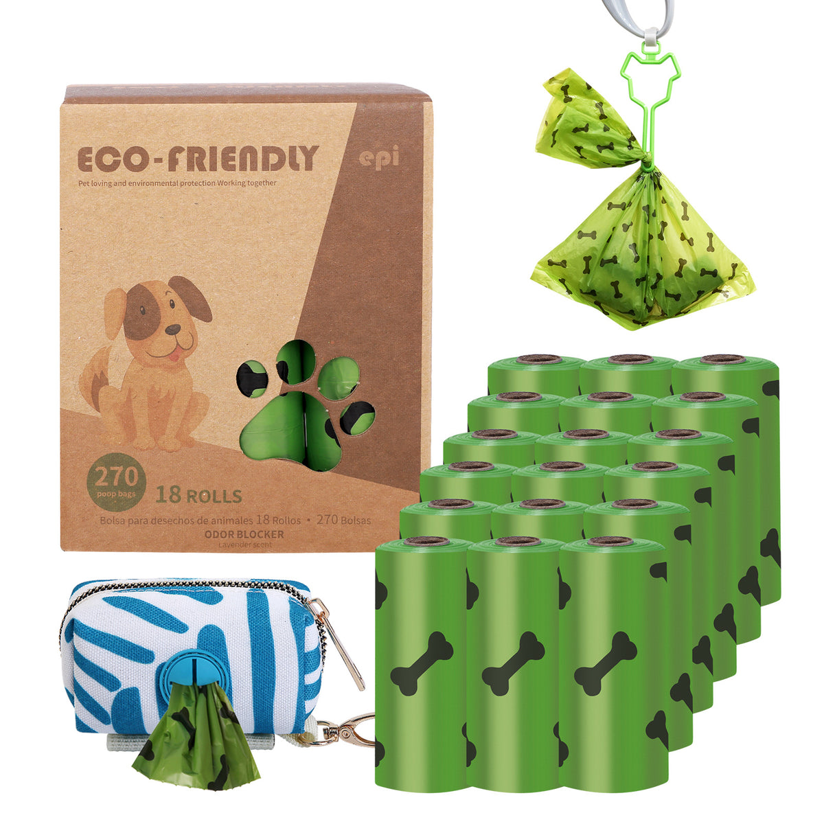 Dog poop bag