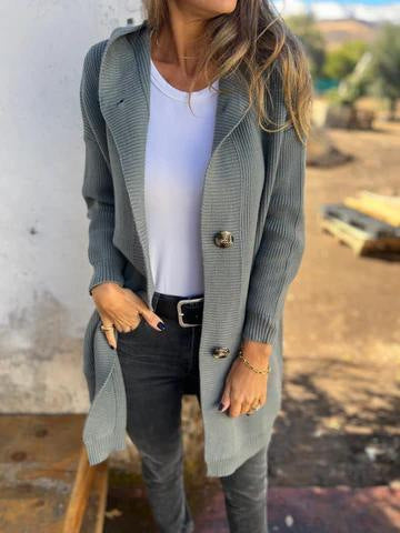 2026 Autumn/Winter New Mid-Length Casual Cardigan Women's Clothing