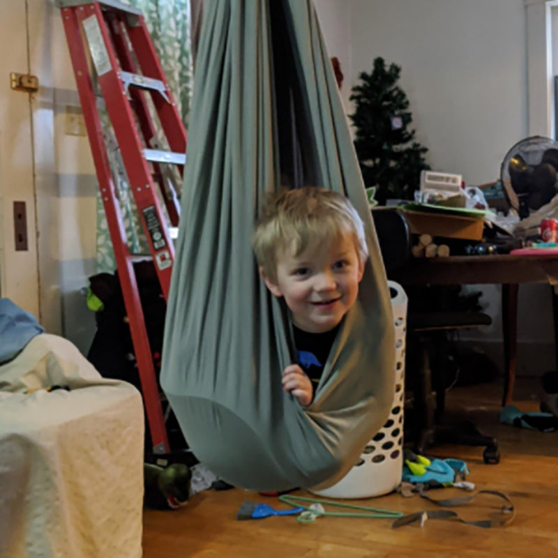 Children's elastic hammock hanging chair indoor and outdoor swing yoga