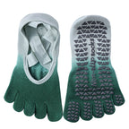 Gradient strap yoga non-slip socks